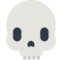 Skull emoji on Mozilla